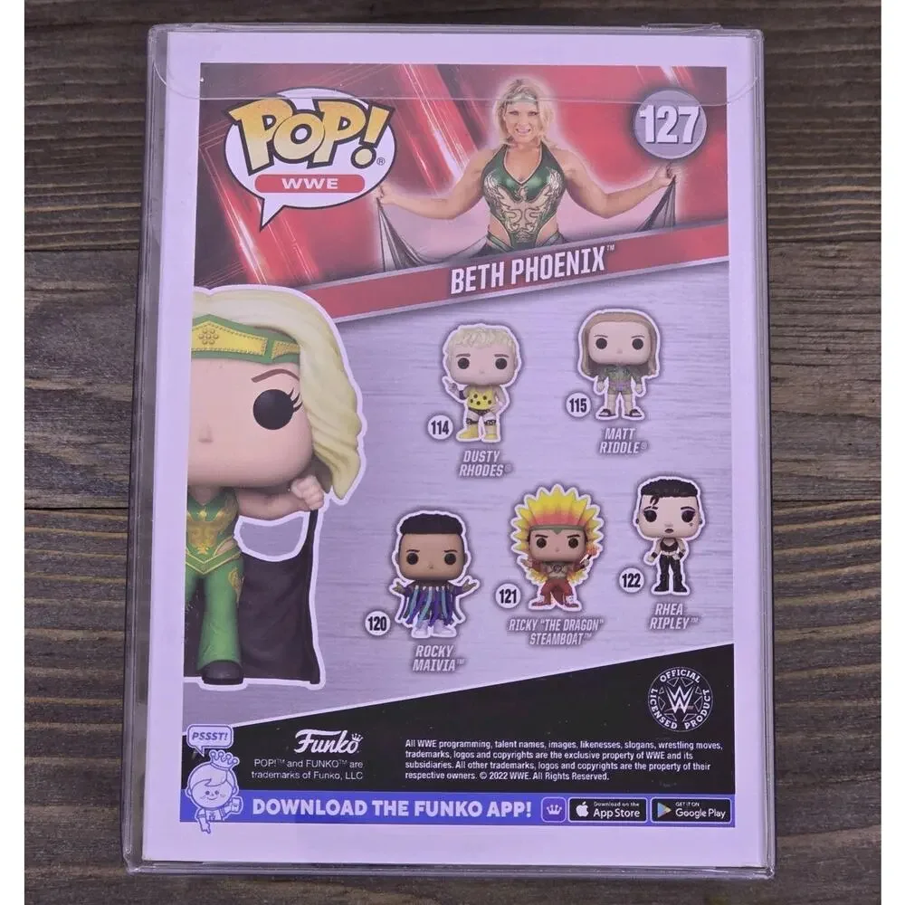 Funko Pop! WWE: Beth Phoenix #127 Ships In Protector